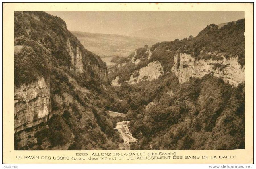 gorges des usses et bains de la caille