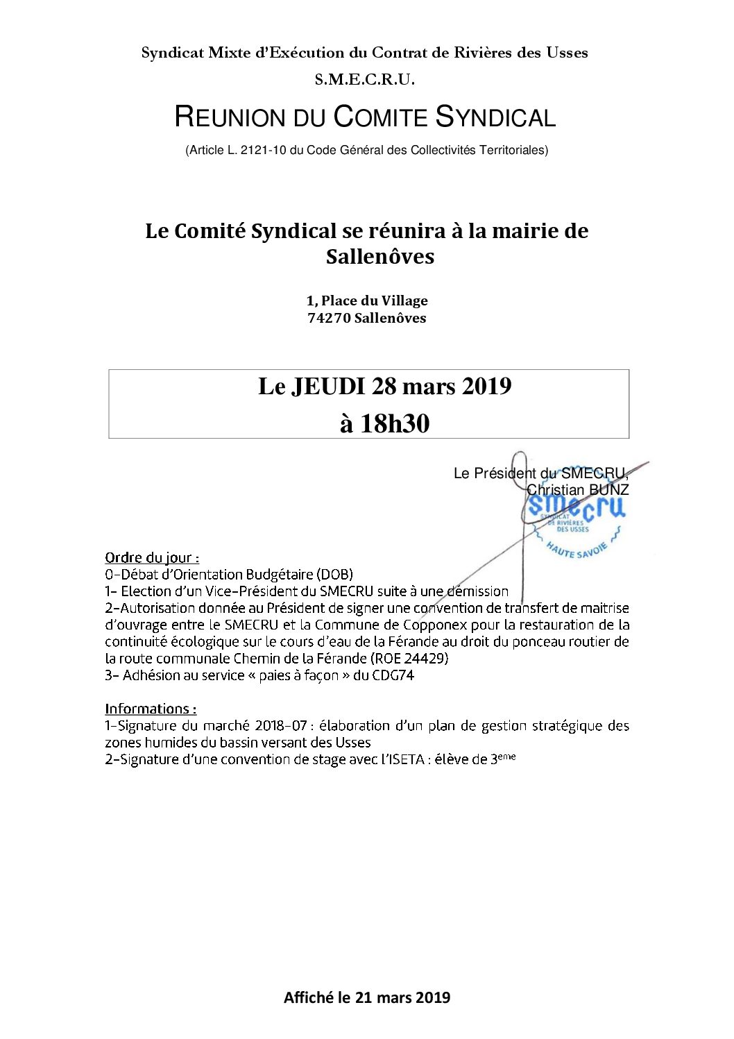 1_Affichage officiel 28-03-2019