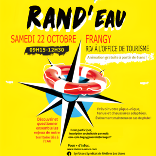 Affiche rand’eau Frangy 22 octobre