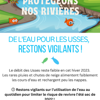 Affiche protégeons nos rivières