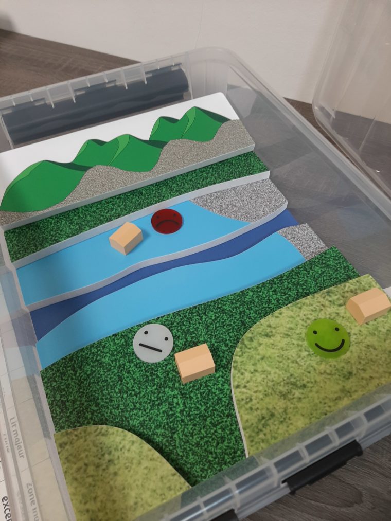 Maquette Lit de la Rivière 2