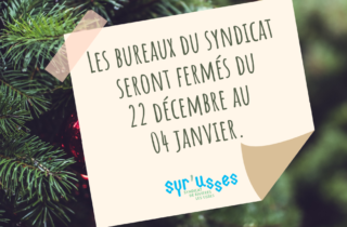 Fermeture Syndicat 2025