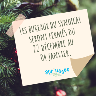 Fermeture Syndicat 2025